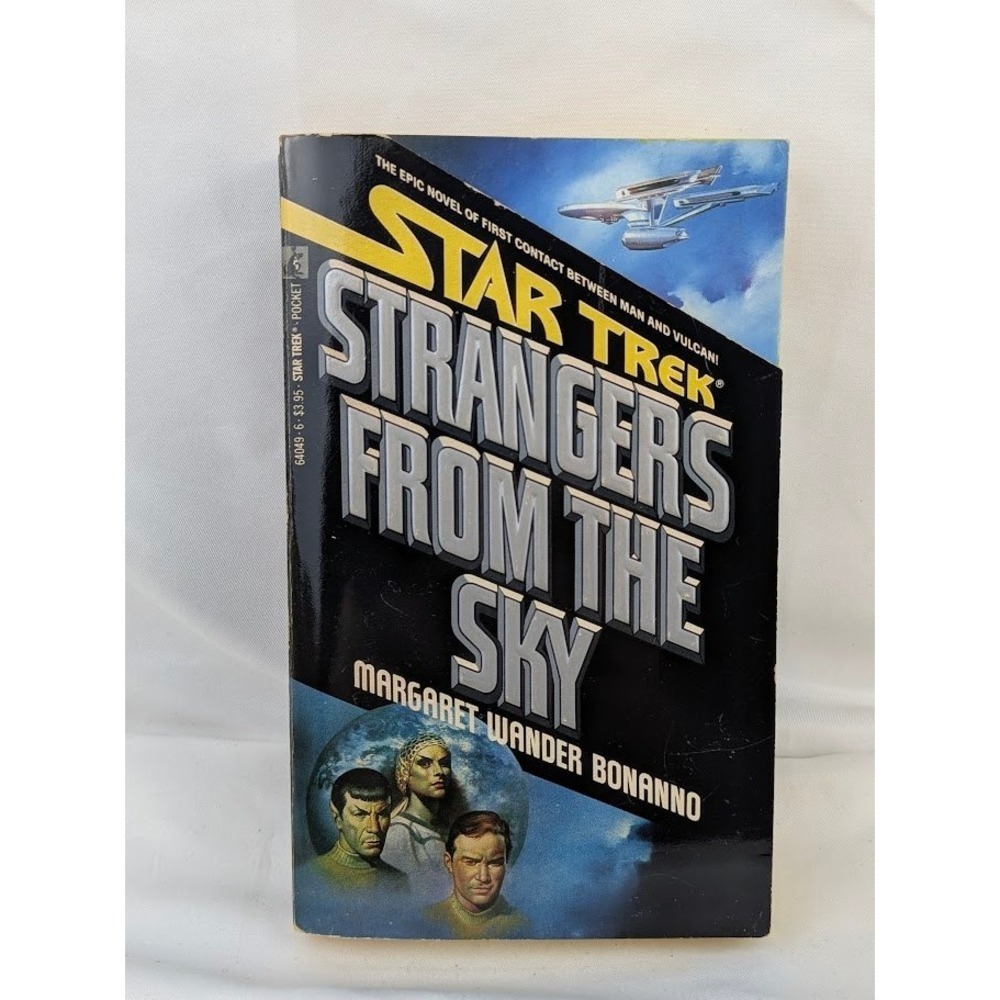 Pocket Books Star Trek Strangers From The Sky Vintage Sci-Fi Book